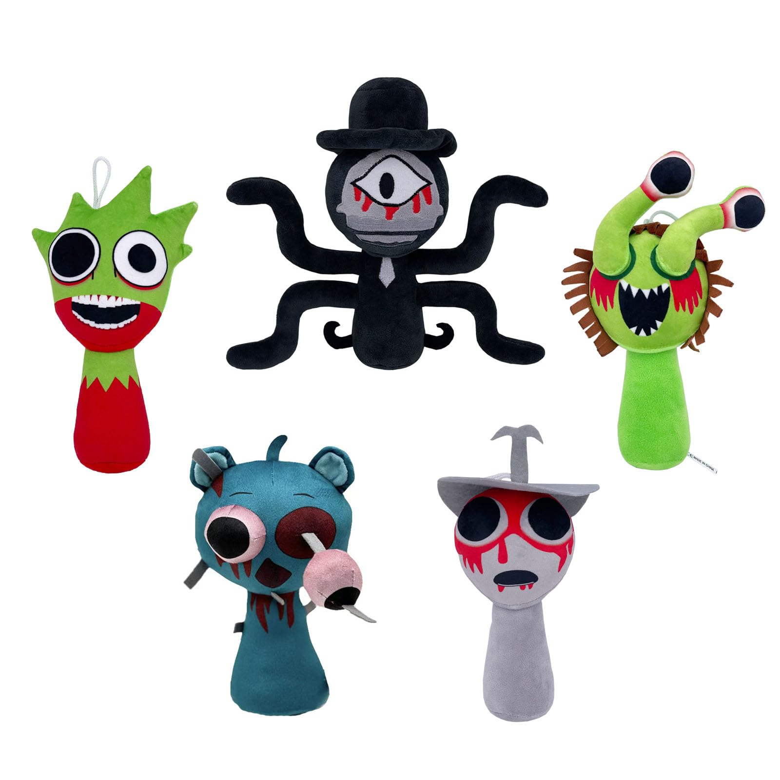 Amazon.co.jp: スプランキー ぬいぐるみ セット 歌うモンスター 人形